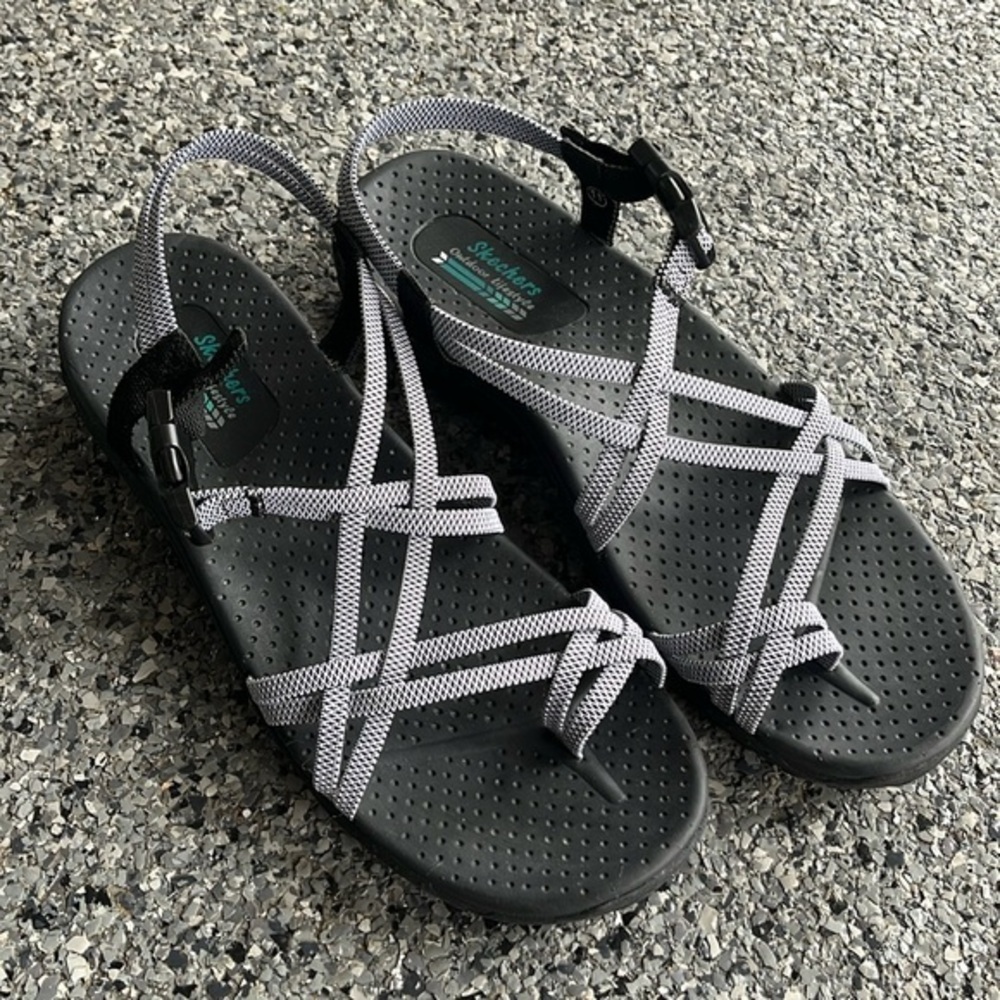 Skechers Women's Reggae-Irie Mon Sport Sandal outdoor lifestyle stretch 11‎ NWOB